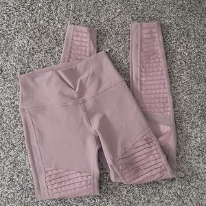 alo high waisted moto leggings